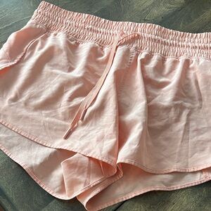 Peach Drawstring Shorts